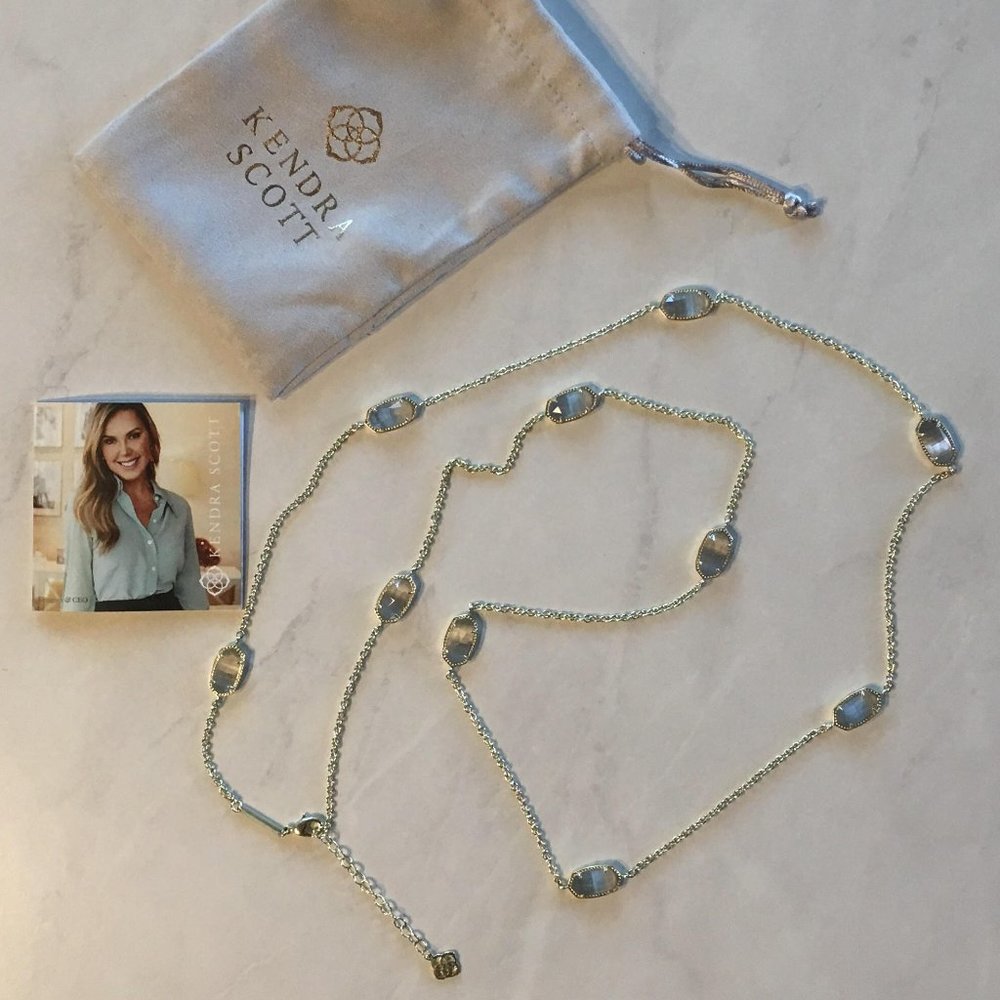 NEW Kendra Scott Kellie 40in Gold Necklace